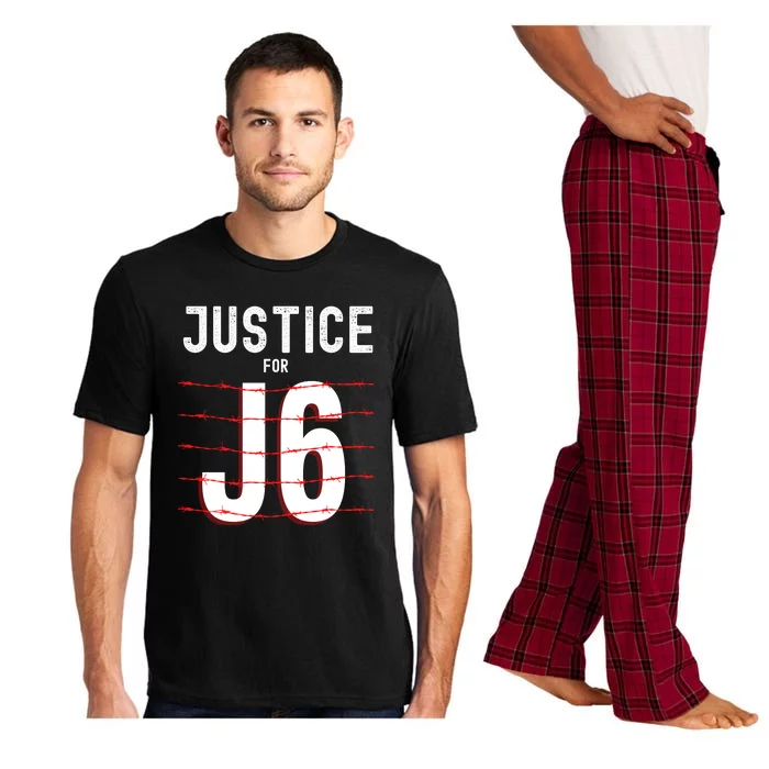 Justice For J6 Conservative January 6 Pajama Set