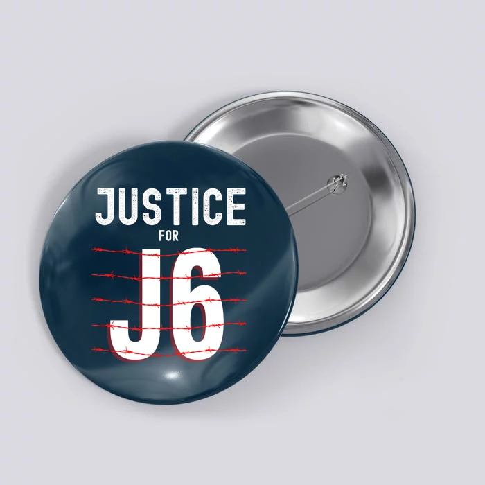 Justice For J6 Conservative January 6 Button