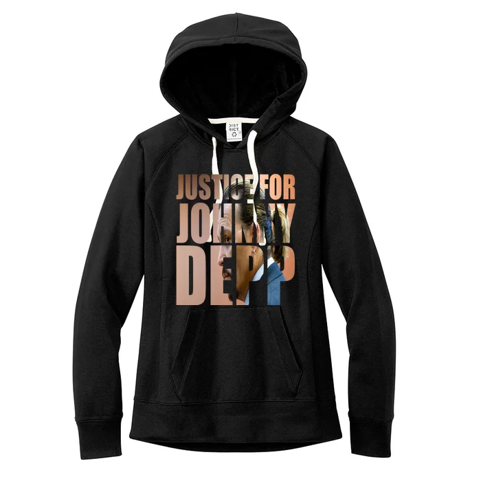 Justice For Johnny Depp Support Women's Fleece Hoodie