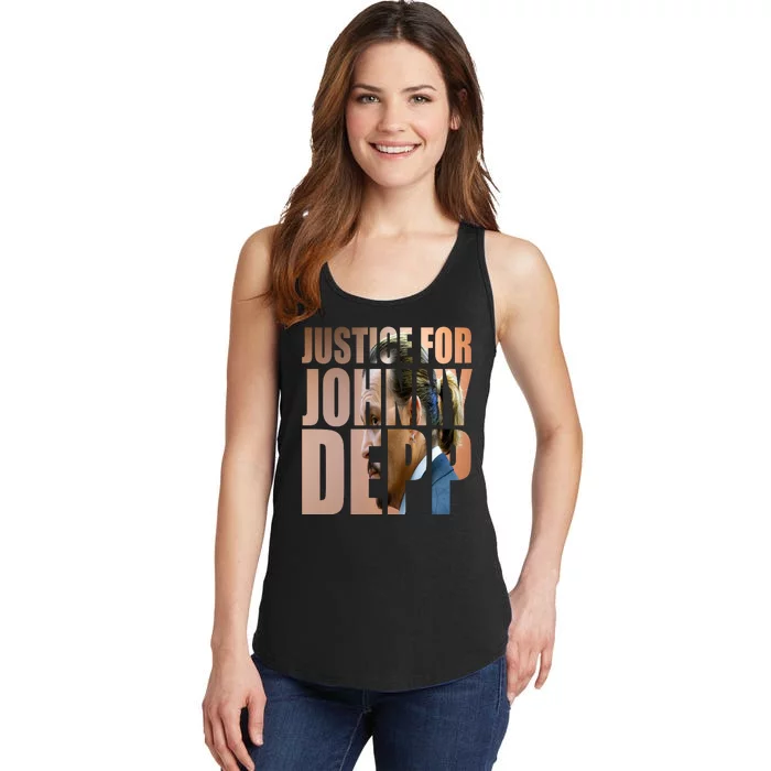 Justice For Johnny Depp Support Ladies Essential Tank