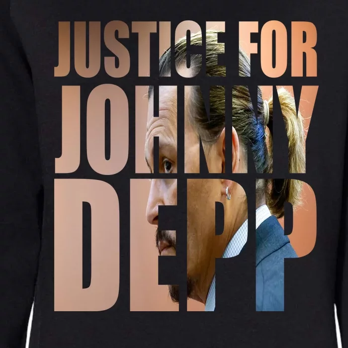 Justice For Johnny Depp Support Womens California Wash Sweatshirt