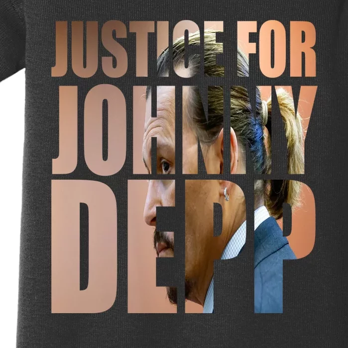 Justice For Johnny Depp Support Baby Bodysuit