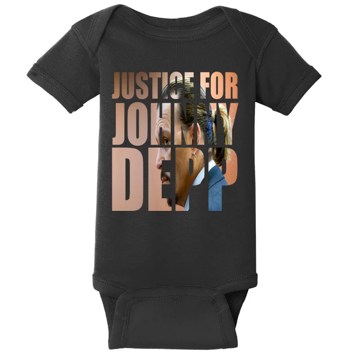 Justice For Johnny Depp Support Baby Bodysuit