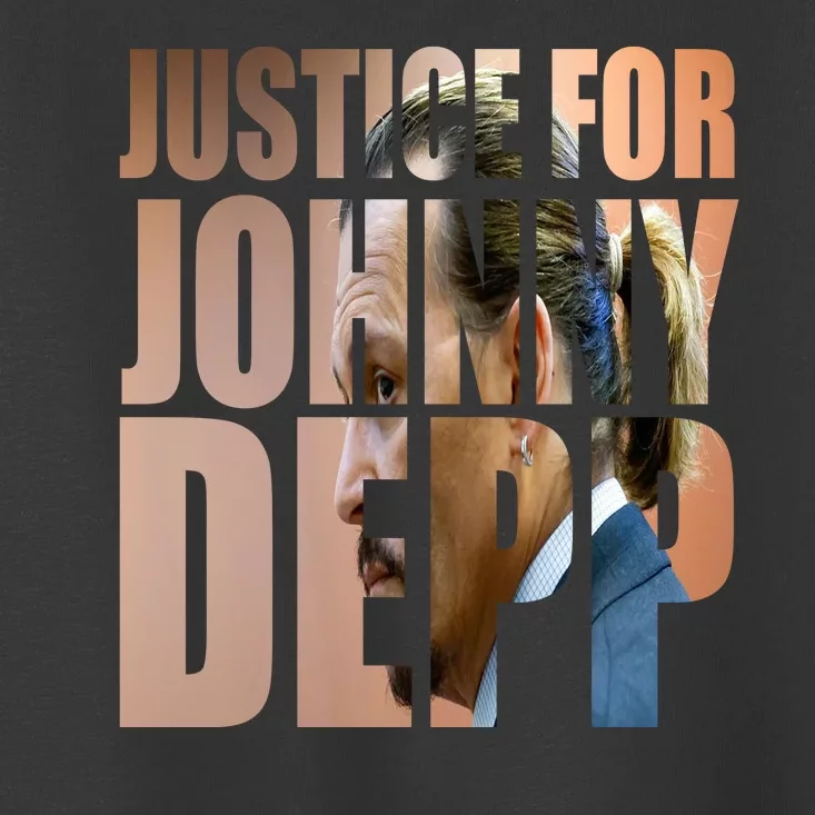 Justice For Johnny Depp Support Toddler T-Shirt