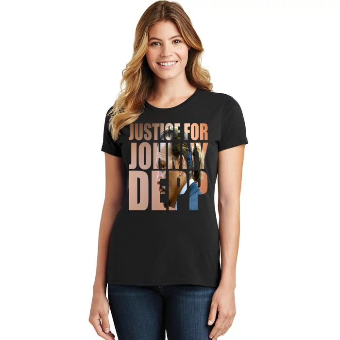 Justice For Johnny Depp Support Women's T-Shirt