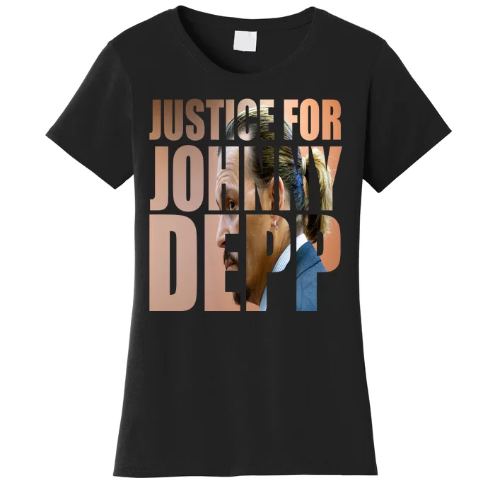 Justice For Johnny Depp Support Women's T-Shirt