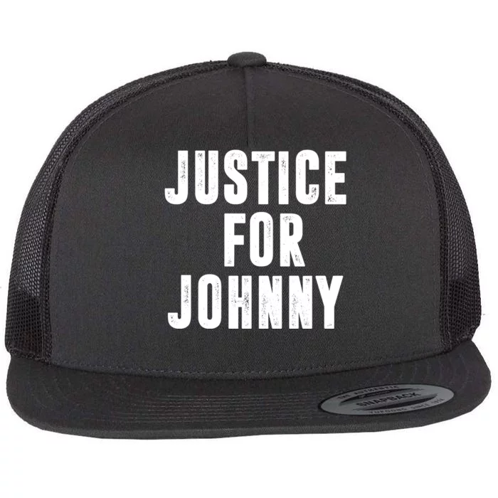 Justice For Johnny Depp Flat Bill Trucker Hat