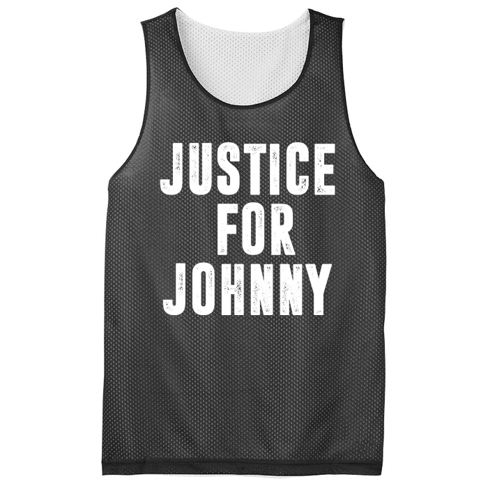 Justice For Johnny Depp Mesh Reversible Basketball Jersey Tank