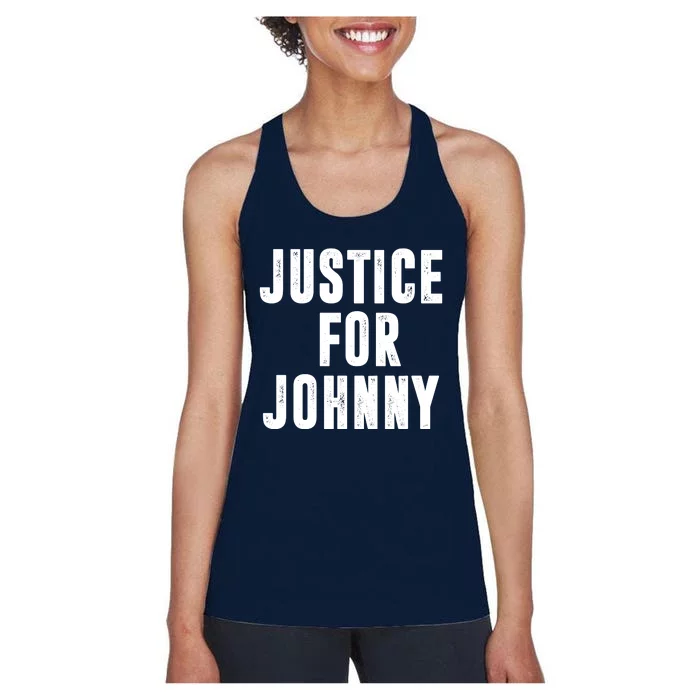 Justice For Johnny Depp Women's Racerback Tank