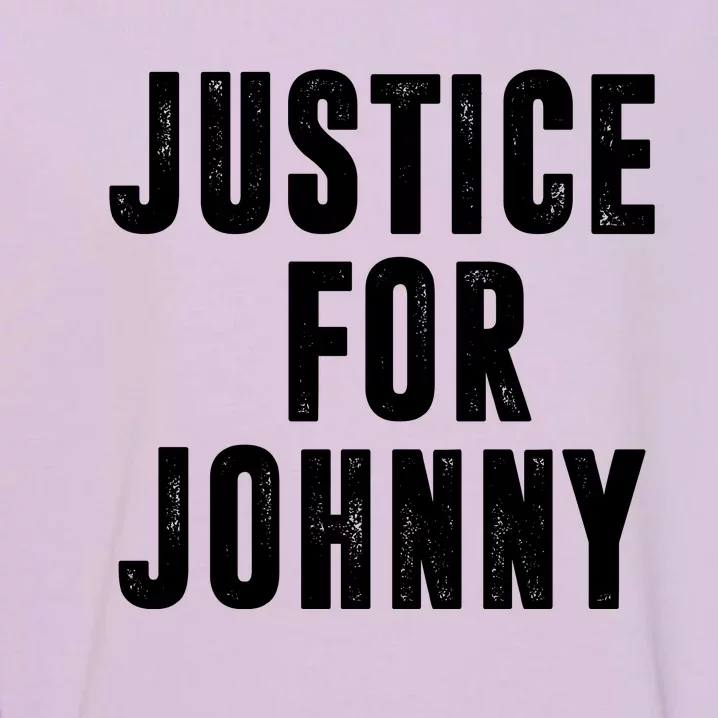 Justice For Johnny Depp Garment-Dyed Sweatshirt