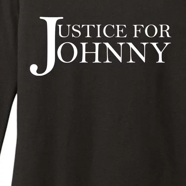 Justice For Johnny Depp Womens CVC Long Sleeve Shirt