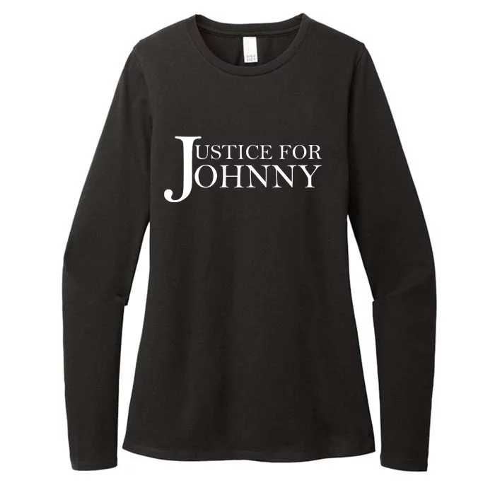 Justice For Johnny Depp Womens CVC Long Sleeve Shirt