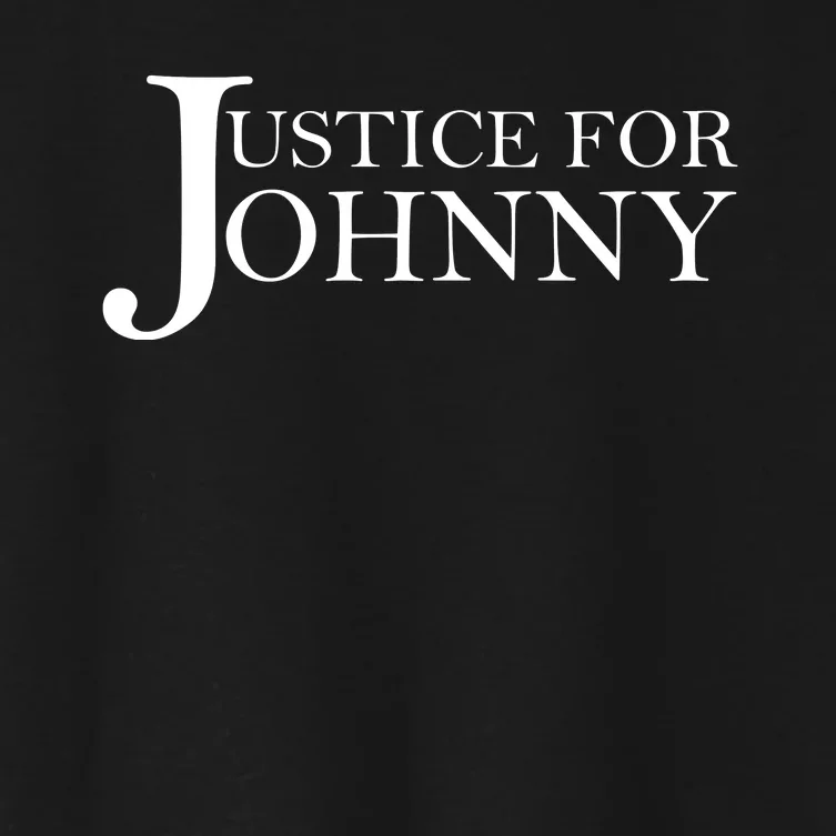 Justice For Johnny Depp Women's Crop Top Tee