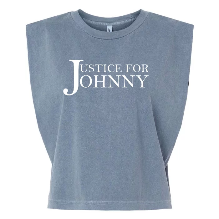 Justice For Johnny Depp Garment-Dyed Women's Muscle Tee