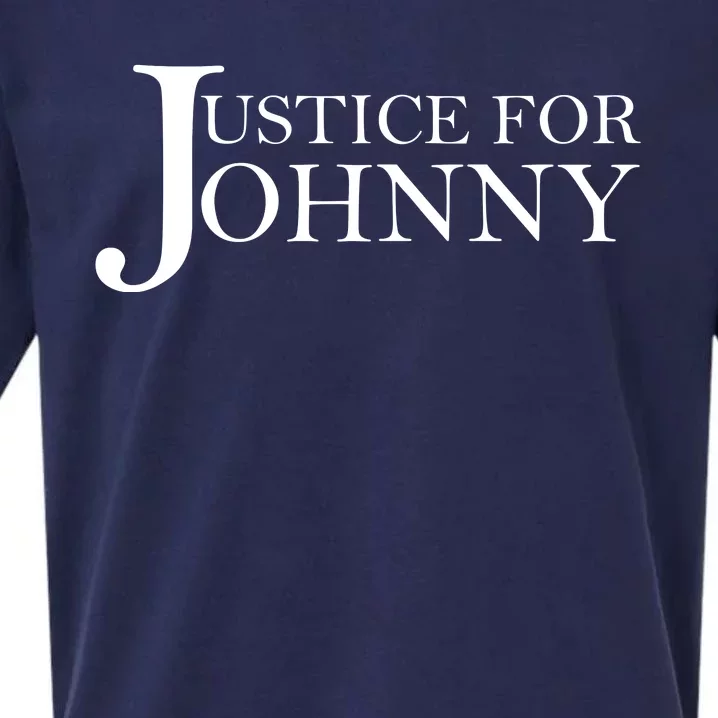 Justice For Johnny Depp Sueded Cloud Jersey T-Shirt