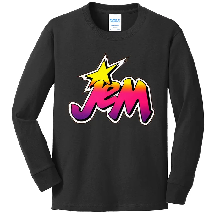 Jem Funny Kids Long Sleeve Shirt