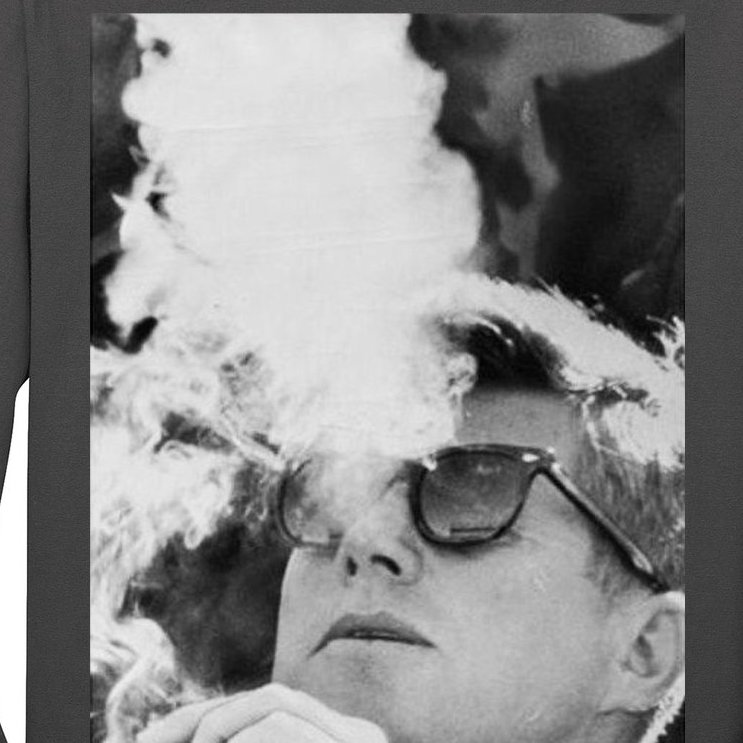 JFK Smoking with Shades John F. Kennedy President Long Sleeve Shirt