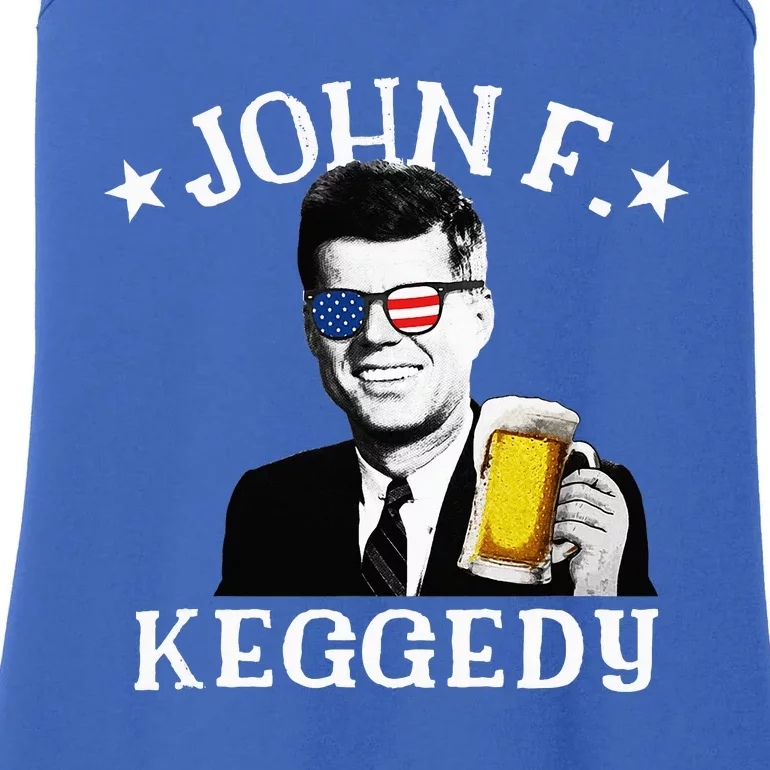 John F. Keggedy Drunk President Kennedy Jfk Ladies Essential Tank