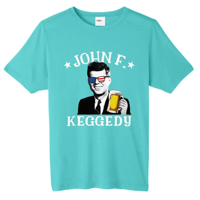 John F. Keggedy Drunk President Kennedy Jfk ChromaSoft Performance T-Shirt