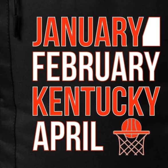 January February Kentucky April Basketball Daily Commute Backpack