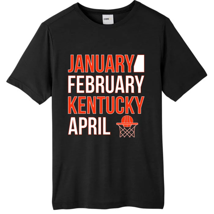 January February Kentucky April Basketball ChromaSoft Performance T-Shirt