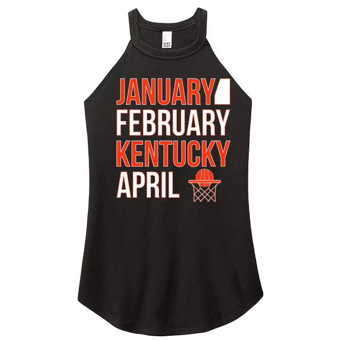 January February Kentucky April Basketball Women’s Perfect Tri Rocker Tank