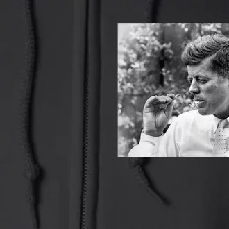 John F Kennedy Smoking Full Zip Hoodie