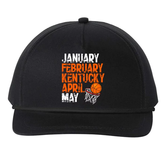 January February Kentucky April May Snapback Five-Panel Rope Hat