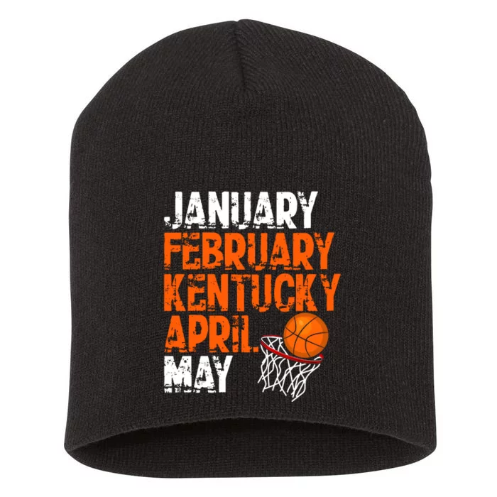 January February Kentucky April May Short Acrylic Beanie