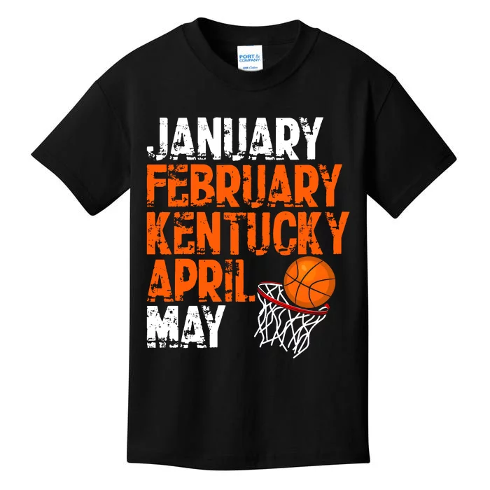 January February Kentucky April May Kids T-Shirt