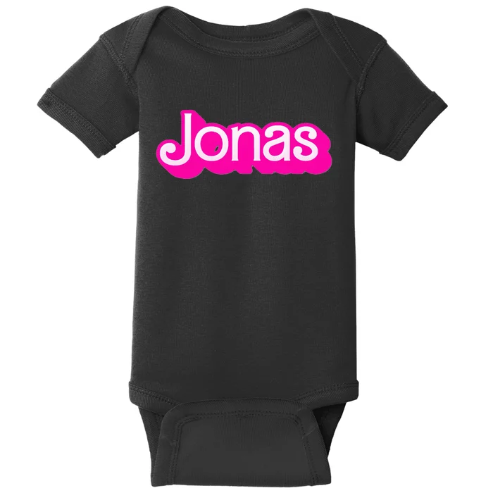 Jonas First Last Family Named  Baby Birthday Baby Bodysuit