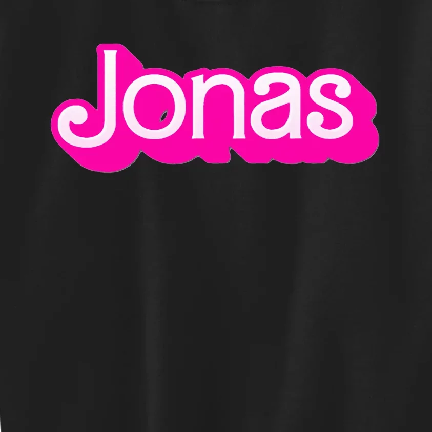 Jonas First Last Family Named  Baby Birthday Kids Sweatshirt