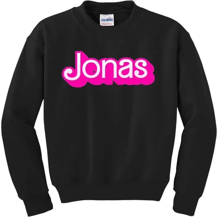 Jonas First Last Family Named  Baby Birthday Kids Sweatshirt