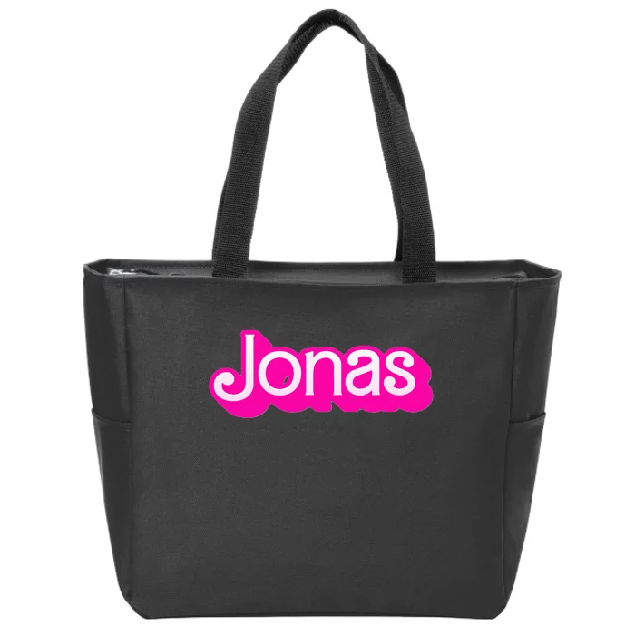 Jonas First Last Family Named  Baby Birthday Zip Tote Bag