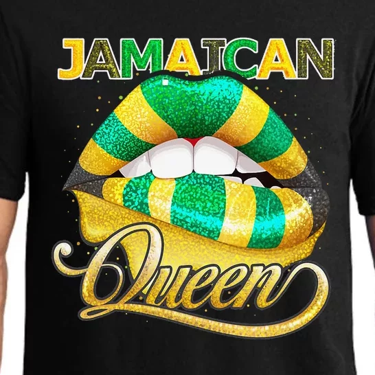 Jamaican Flag Lips  Jamaican Queen Jamaica Pajama Set