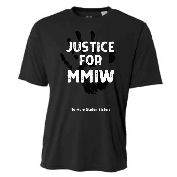 Justice For MMIW Awareness Strong Indigenous Native Cooling Performance Crew T-Shirt