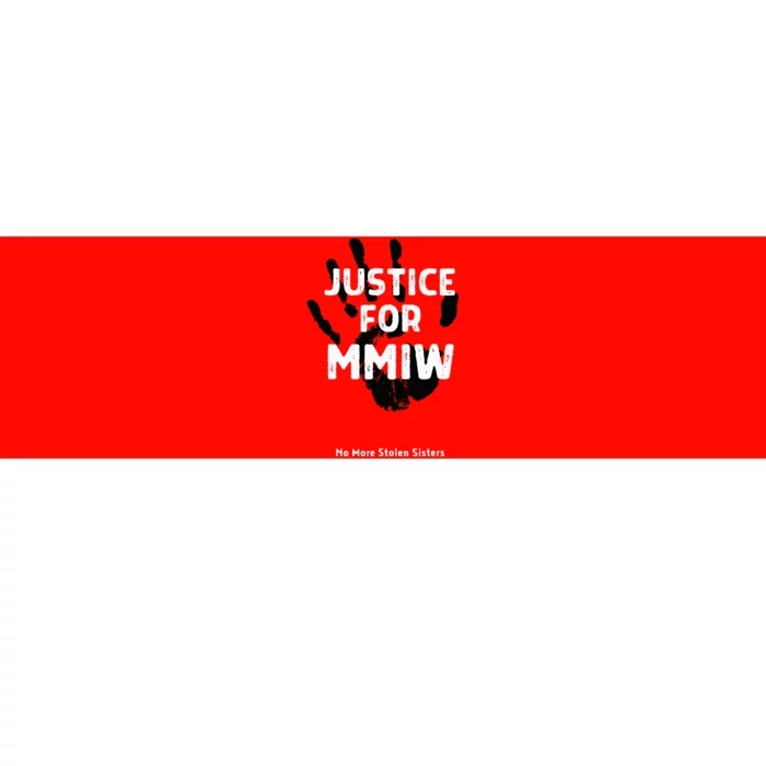 Justice For MMIW Awareness Strong Indigenous Native Bumper Sticker