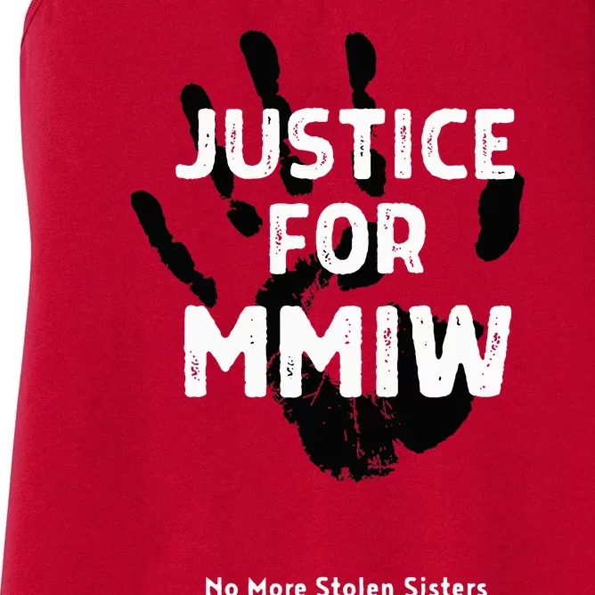 Justice For MMIW Awareness Strong Indigenous Native Women's Racerback Tank