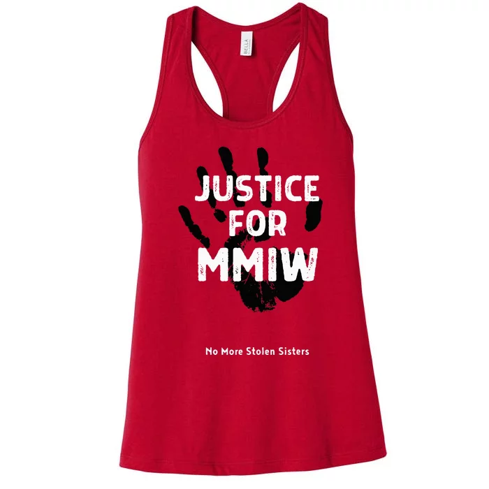 Justice For MMIW Awareness Strong Indigenous Native Women's Racerback Tank