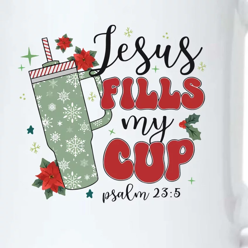 Jesus Fills My Cup Bundle Psalm 23;5 Black Color Changing Mug