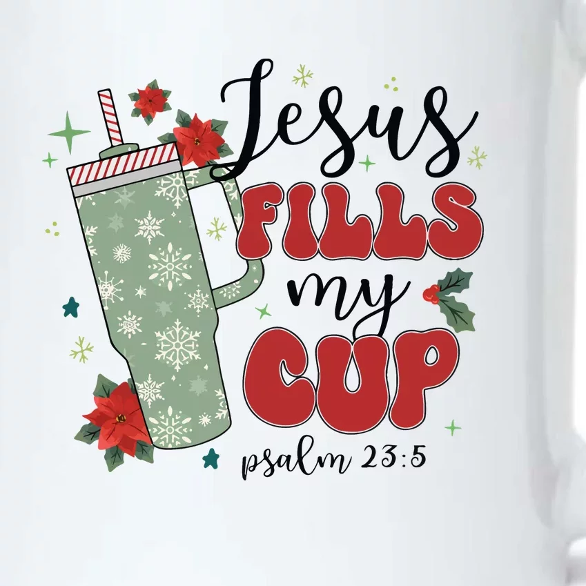 Jesus Fills My Cup Bundle Psalm 23;5 Black Color Changing Mug