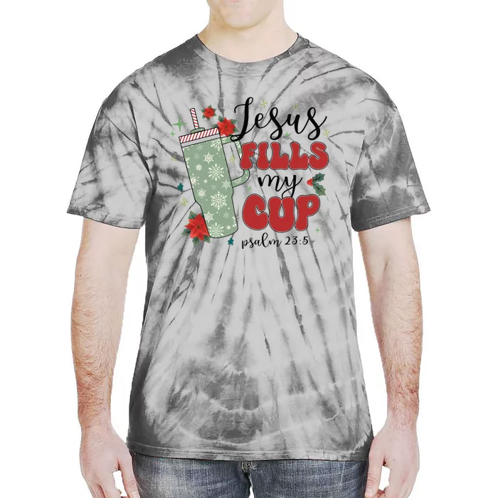 Jesus Fills My Cup Bundle Psalm 23;5 Tie-Dye T-Shirt