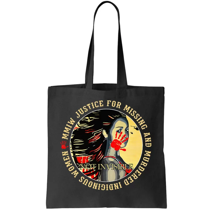 Justice For MMIW Missing Murdered Indigenous Resilient Women Tote Bag