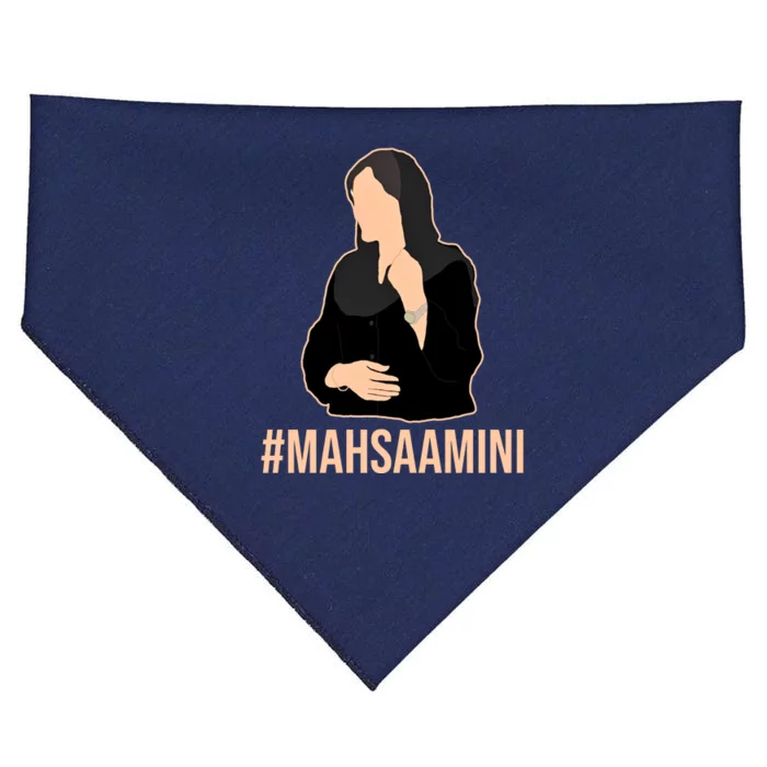 Justice For Mahsa Amini USA-Made Doggie Bandana