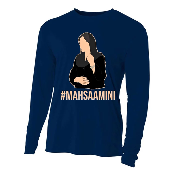 Justice For Mahsa Amini Cooling Performance Long Sleeve Crew