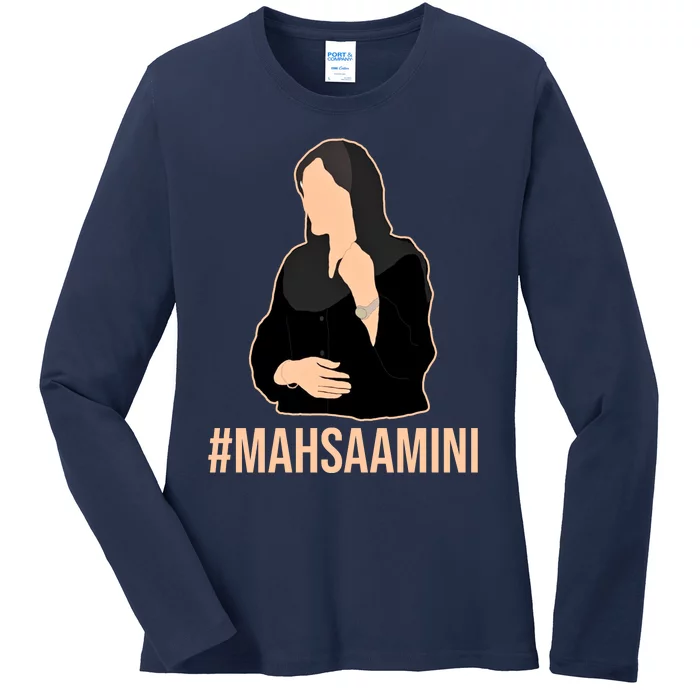 Justice For Mahsa Amini Ladies Long Sleeve Shirt