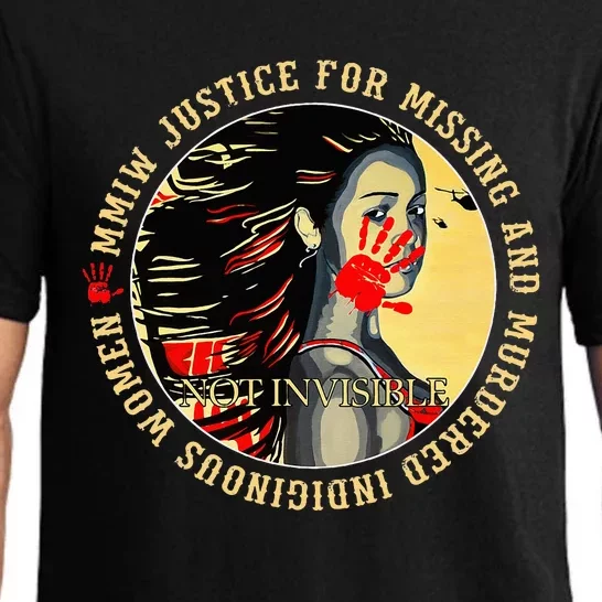 Justice For Mmiw Missing Murdered Indigenous Resilient Pajama Set