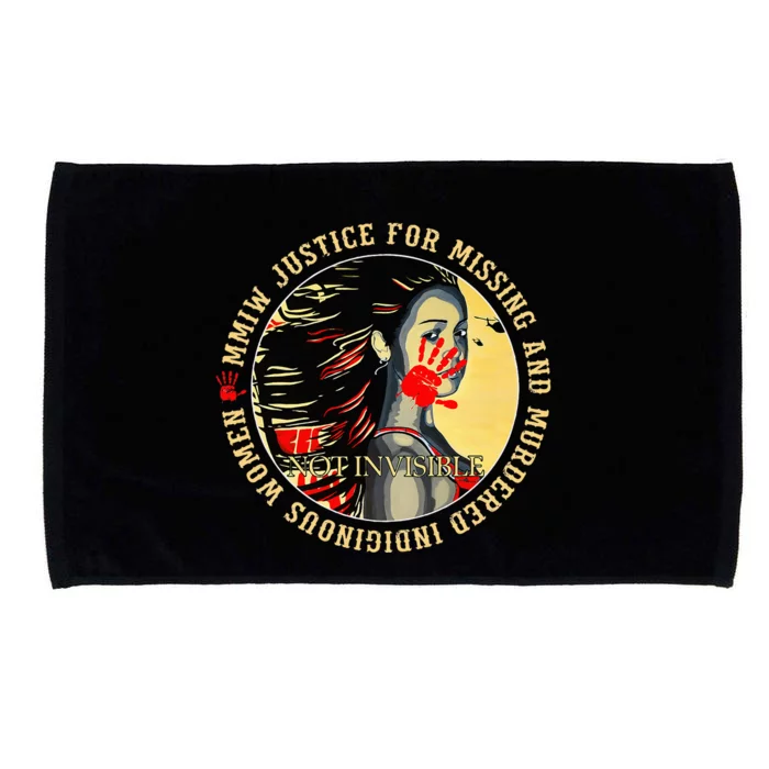 Justice For Mmiw Missing Murdered Indigenous Resilient Microfiber Hand Towel