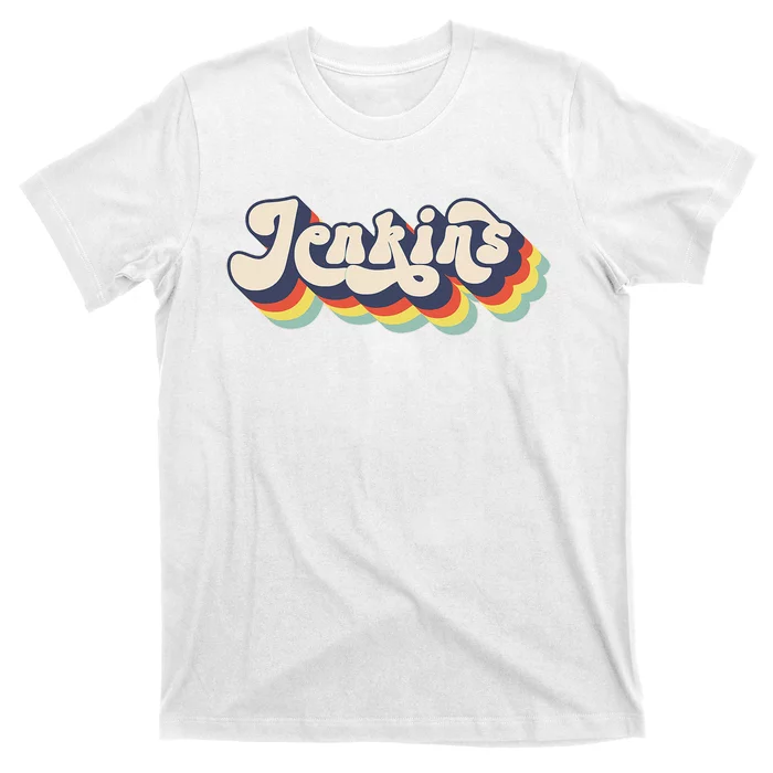 Jenkins Family Name Personalized Surname Jenkins T-Shirt