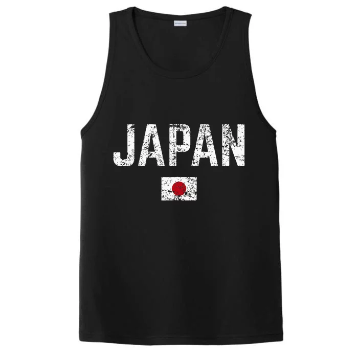 Japan Flag Nippon Blue Japan Performance Tank